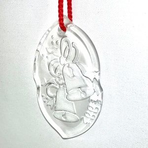 Waterford Crystal SONG OF CHRISTMAS 2003 8th Edition Silver Bells Ornament xmas